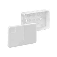 Produktbild för Förgreningsdosa 2,5mm² 2K-16-L/W 130x85x37mm m/19 membraner...