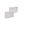Produktbild för Förgreningsdosa 2,5mm² 2K-16-L/W 130x85x37mm m/19 membraner...