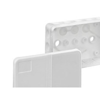 Produktbild för Förgreningsdosa 2,5mm² 2K-16-L/W 130x85x37mm m/19 membraner...