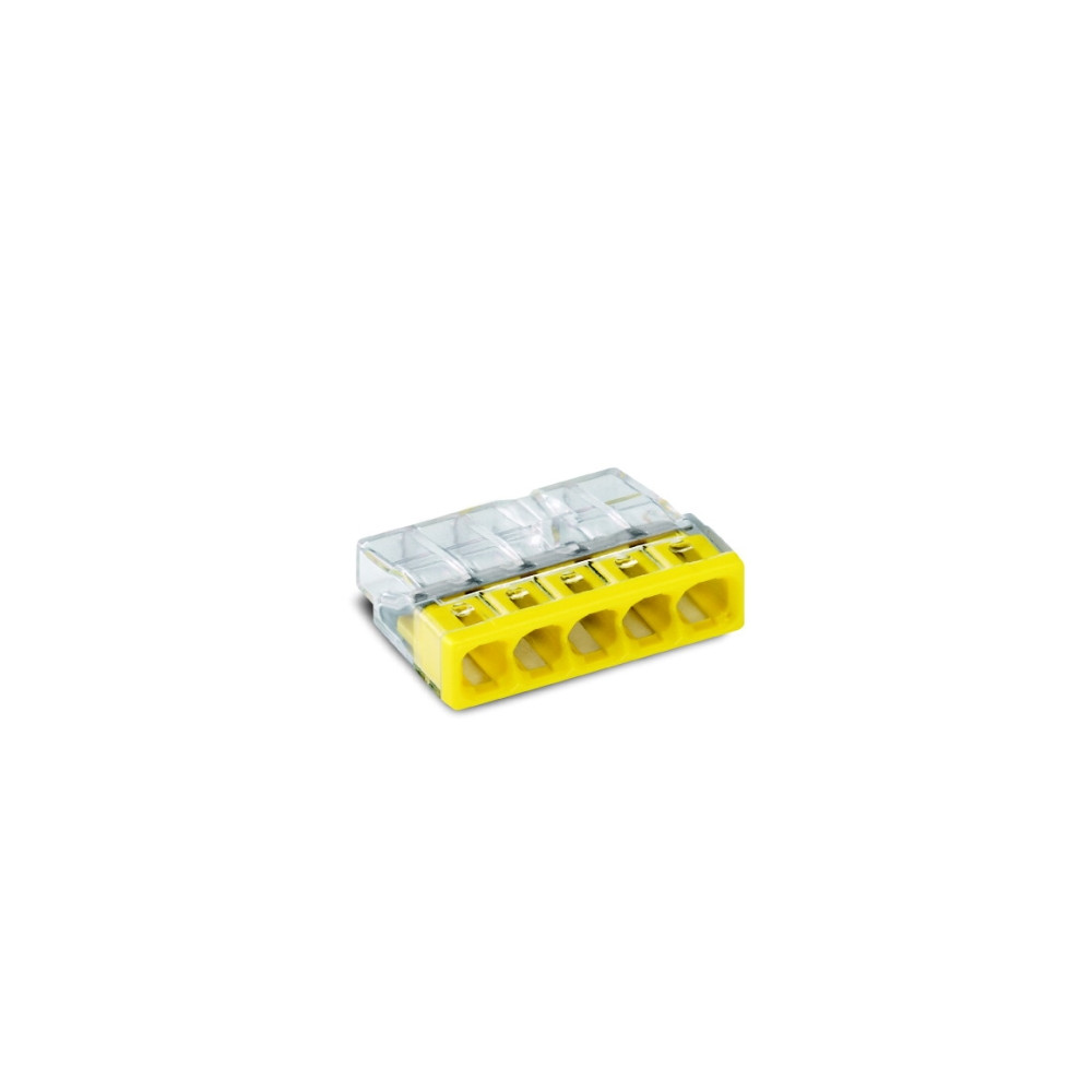 Produktbild för WAGO Samlemuffe 5X 0,5-2,5MM2 gul P100