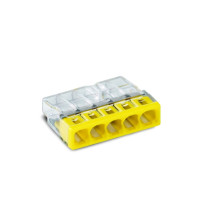 Produktbild för WAGO Samlemuffe 5X 0,5-2,5MM2 gul P100