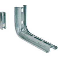 Produktbild för WIBE GROUP Fäste för gallerbricka 100 mm höjd 131 mm, bredd...