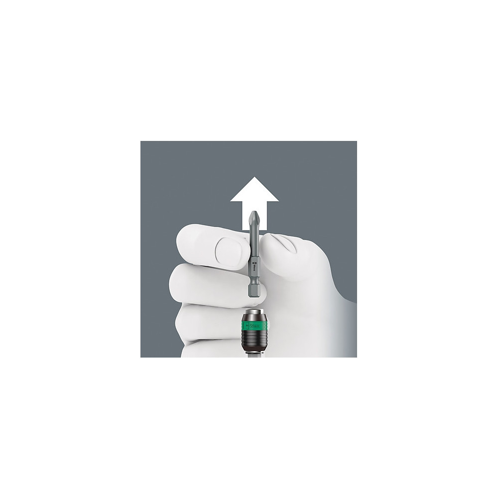 Produktbild för Wera 05052503001, Rostfritt stål, Hexskaft, 25,4 / 4 mm (1 /...