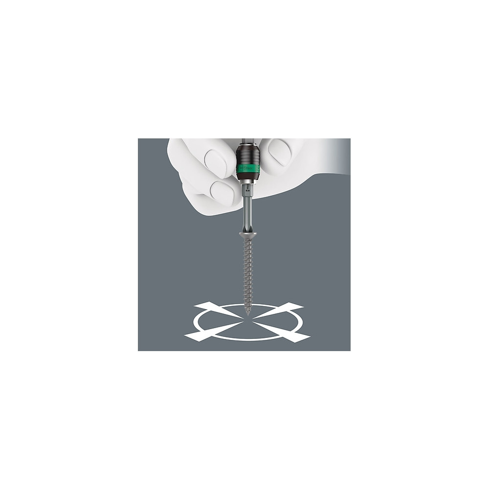 Produktbild för Wera 05052503001, Rostfritt stål, Hexskaft, 25,4 / 4 mm (1 /...