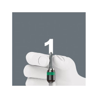 Produktbild för Wera 05052503001, Rostfritt stål, Hexskaft, 25,4 / 4 mm (1 /...