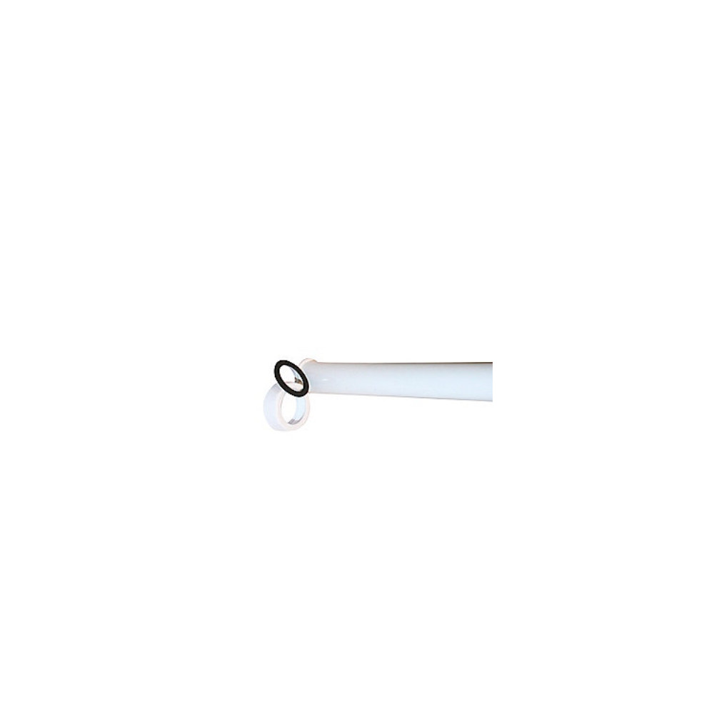 Produktbild för PURUS teleskoprör i vit PP-plast 32 mm x 1 1/4" längd 200 mm
