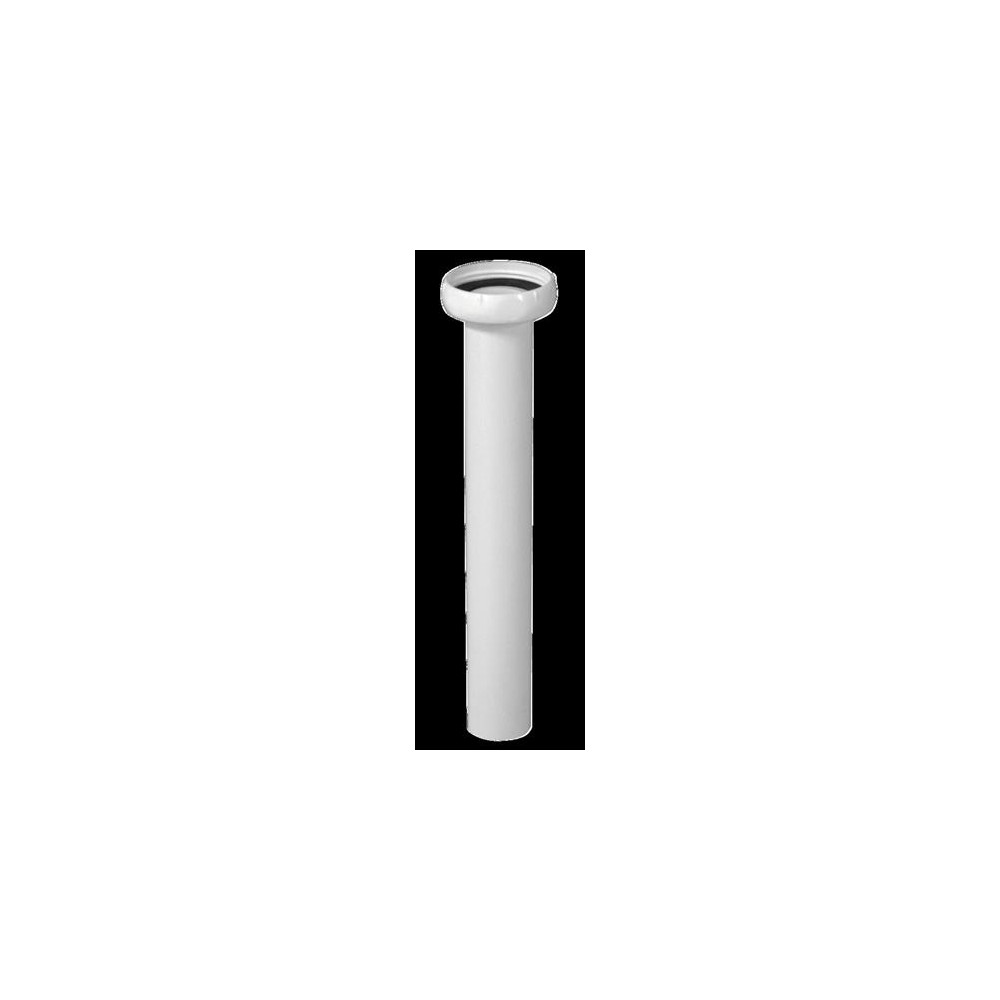 Produktbild för PURUS teleskoprör i vit PP-plast 32 mm x 1 1/4" längd 200 mm