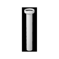 Produktbild för PURUS teleskoprör i vit PP-plast 32 mm x 1 1/4" längd 200 mm