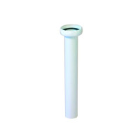 Produktbild för PURUS teleskoprör i vit PP-plast 32 mm x 1 1/4" längd 200 mm