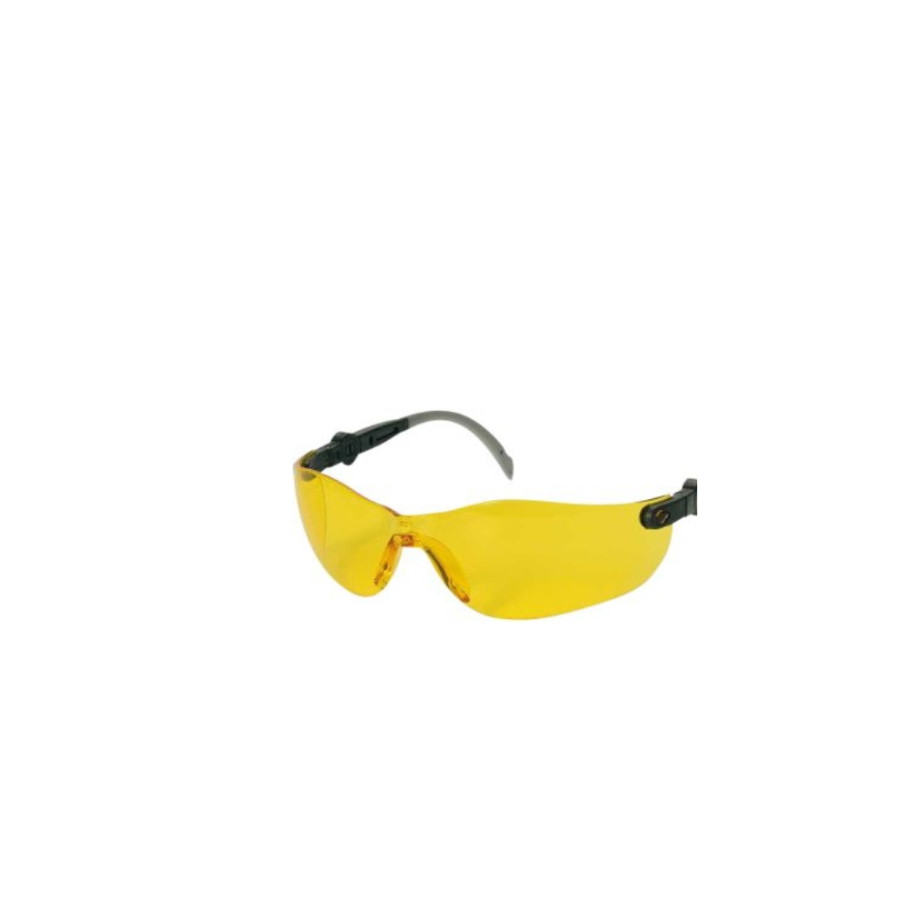 Produktbild för Skyddsglasögon gul – Space Comfort, 99,9% UV-skydd, justerba...