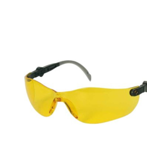 OX-ON Skyddsglasögon gul – Space Comfort, 99,9% UV-skydd, justerba...