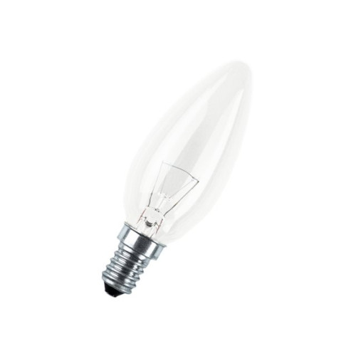 LEDVANCE OSRAM - glödlampa - form: miniljus - klar finish - E14 - 11 W - 2700 K