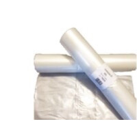 Produktbild för Soppåsar 50 l, 30 µm, HxB: 85 x 35 cm, klar, förpackning med...