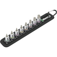 Produktbild för Wera Belt A 2, Hylssats, 1/4", Metrisk, 8 huvuden, 3,4,5,6,7...