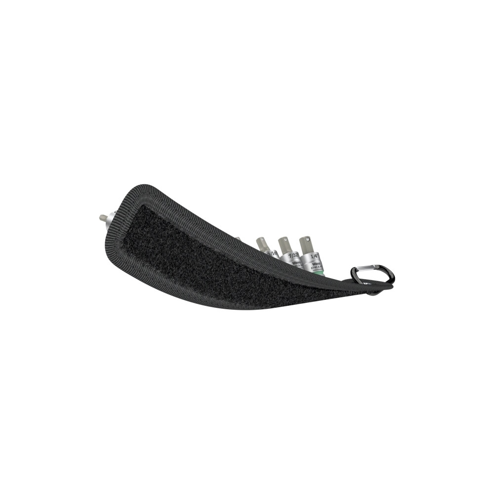 Produktbild för Wera Belt A 2, Hylssats, 1/4", Metrisk, 8 huvuden, 3,4,5,6,7...
