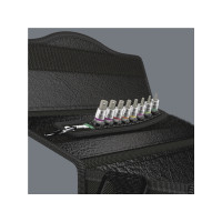 Produktbild för Wera Belt A 2, Hylssats, 1/4", Metrisk, 8 huvuden, 3,4,5,6,7...