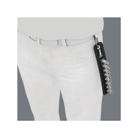 Produktbild för Wera Belt A 2, Hylssats, 1/4", Metrisk, 8 huvuden, 3,4,5,6,7...