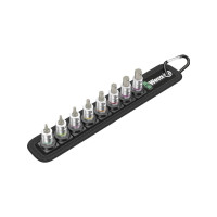 Produktbild för Wera Belt A 2, Hylssats, 1/4", Metrisk, 8 huvuden, 3,4,5,6,7...