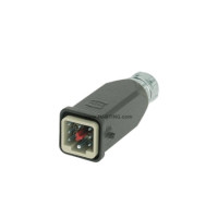 Produktbild för Harting stiftinsats Han® Q 09 12 007 3001 7 + PE press 1 st...
