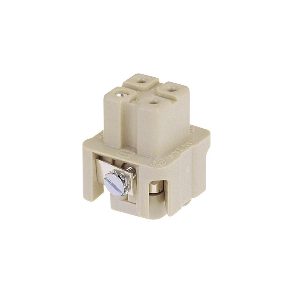Produktbild för HARTING bussningsinsats Han® A 09 20 003 2711 + PE-skruvar (...