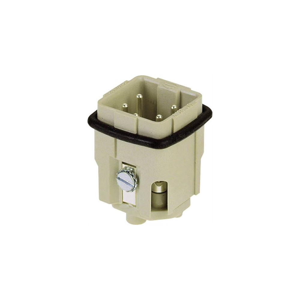 Produktbild för HARTING hane-insats HAN 3 A med skruvplint, max 2,5 mm2, 10A...