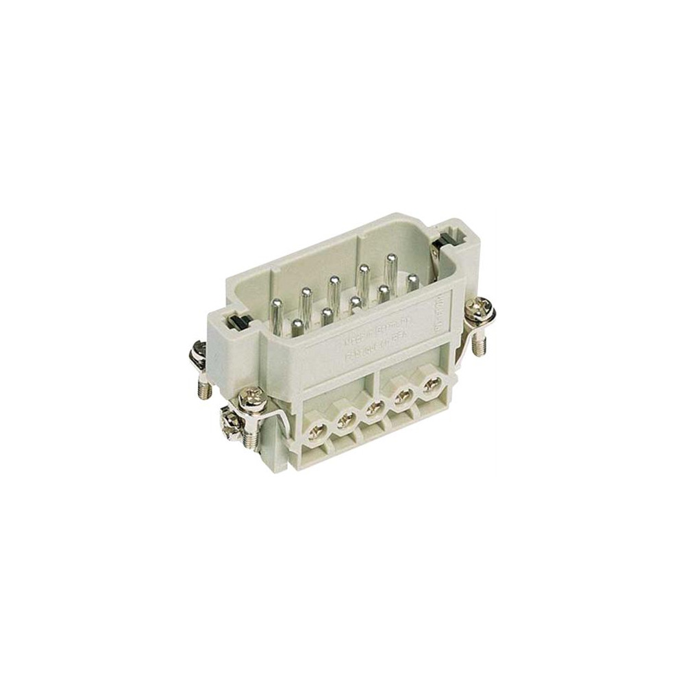 Produktbild för Harting skruvanslutning (insats) 0,75-2,5 mm2 10+PE hane 250...