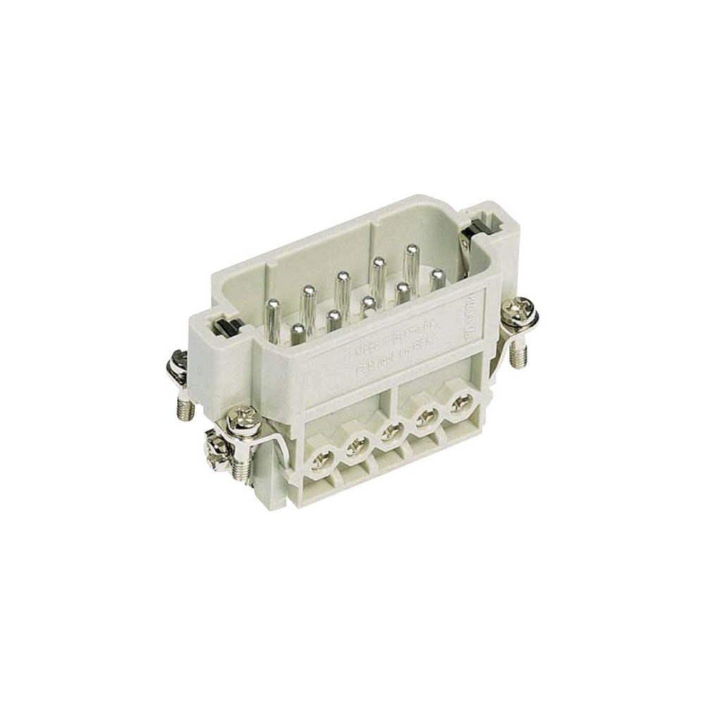 Produktbild för Harting skruvanslutning (insats) 0,75-2,5 mm2 10+PE hane 250...