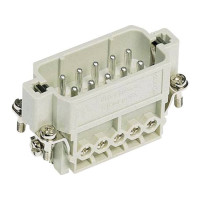 Produktbild för Harting skruvanslutning (insats) 0,75-2,5 mm2 10+PE hane 250...