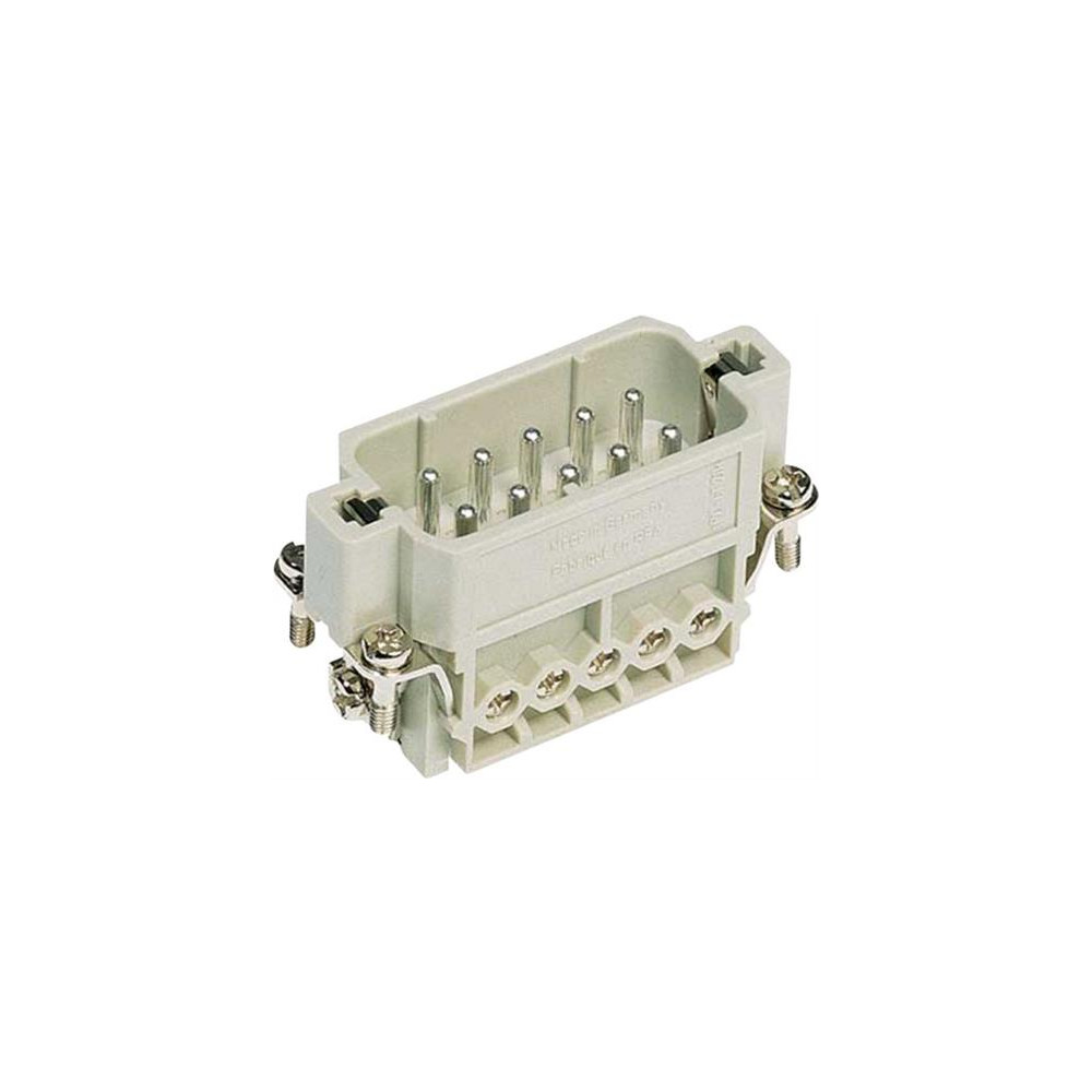 Produktbild för Harting skruvanslutning (insats) 0,75-2,5 mm2 10+PE hane 250...
