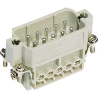 Produktbild för Harting skruvanslutning (insats) 0,75-2,5 mm2 10+PE hane 250...