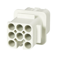 Produktbild för Harting insats Han® D 09 21 007 3131 7 + PE för press, 1 st...
