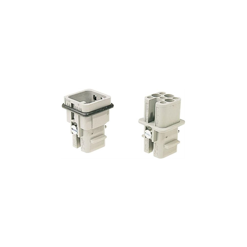 Produktbild för Harting insats Han® D 09 21 007 3131 7 + PE för press, 1 st...