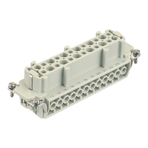 Harting HARTING HAN E hane, insats typ 24B, honstift skrueterminal m...