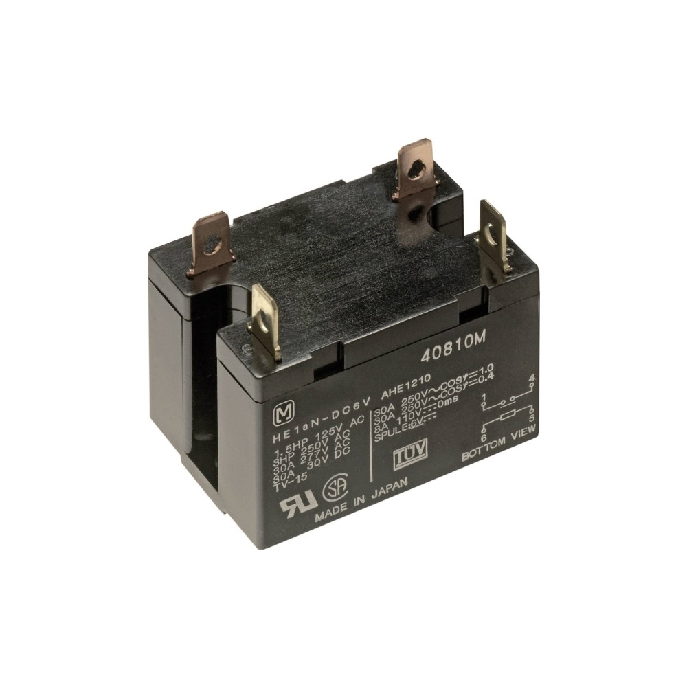 Produktbild för Panasonic printrelä 240 V/AC 30 A, 1 växlings-/slutarkontakt...