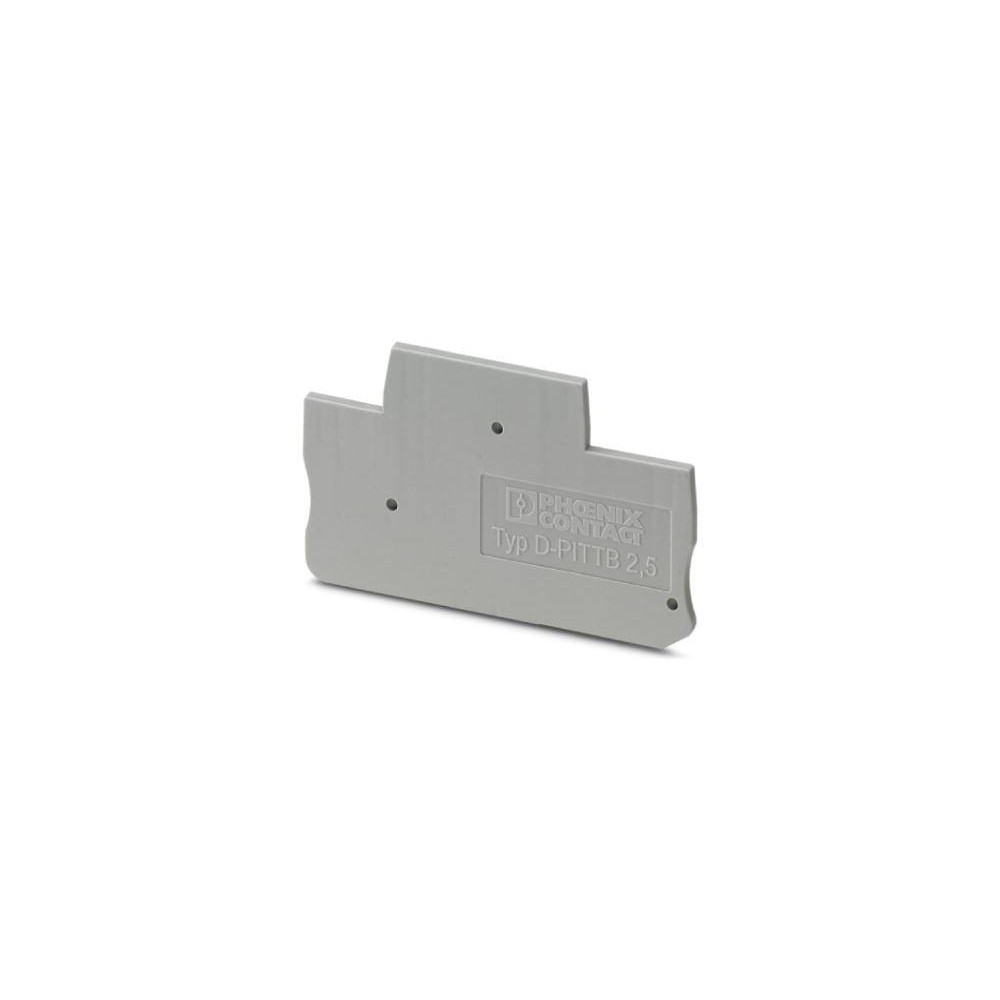 Produktbild för Phoenix Contact ändplåt/ändstycke grå D-PTTB 2,5 3211634, 2,...