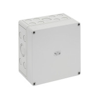 Produktbild för Montagebox PS1818-11 BxHxD 180 x 180 x 111 mm IP 66, grå RAL...