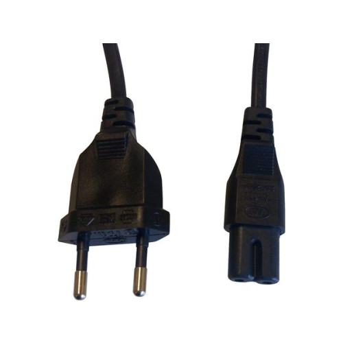 Solar Plus Nätkabel 240 VAC med platt EURO-stick utan jord till rakappa...