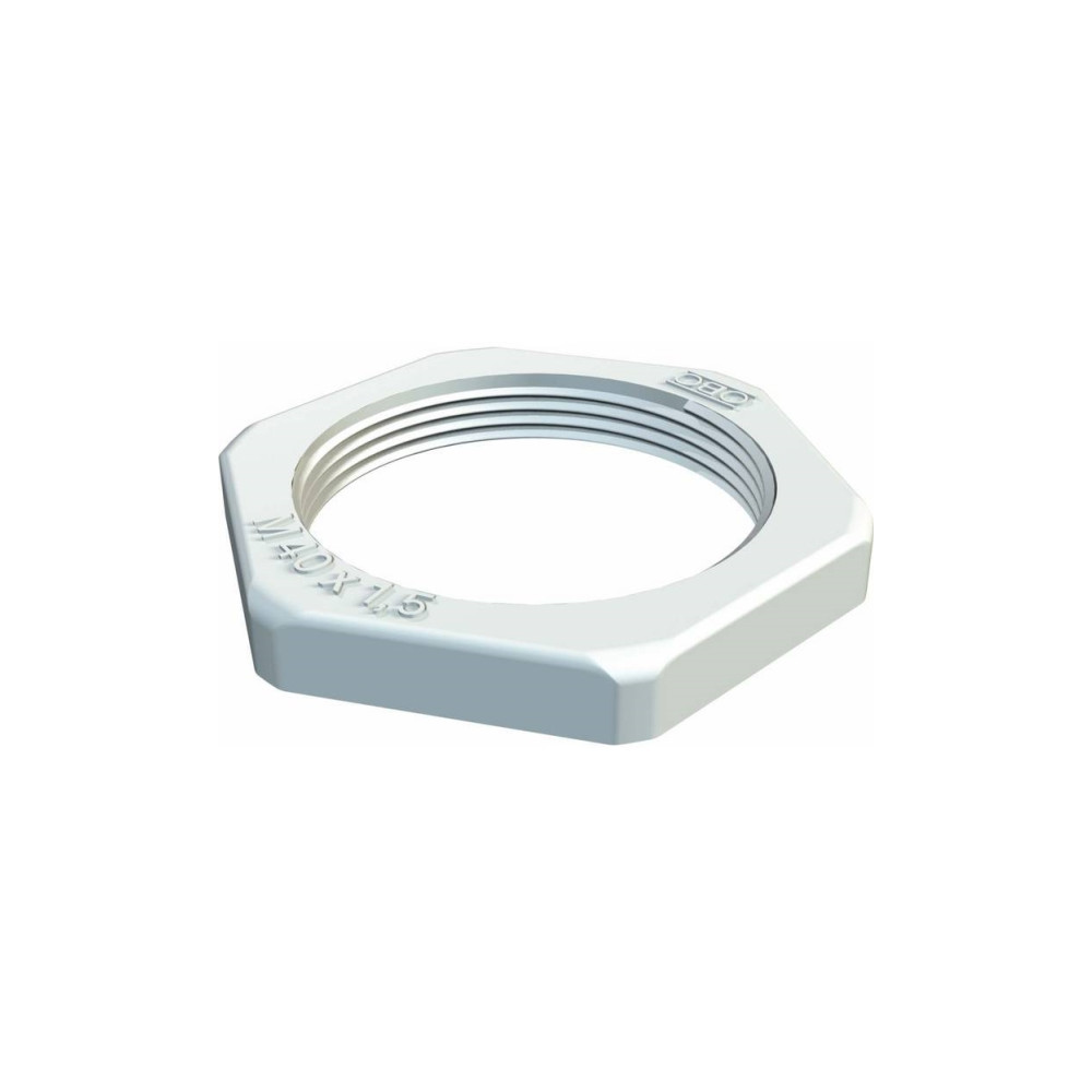 Produktbild för OBO Bettermann 2048965 116 M50 LGR PA låsmutter PG50 plast l...