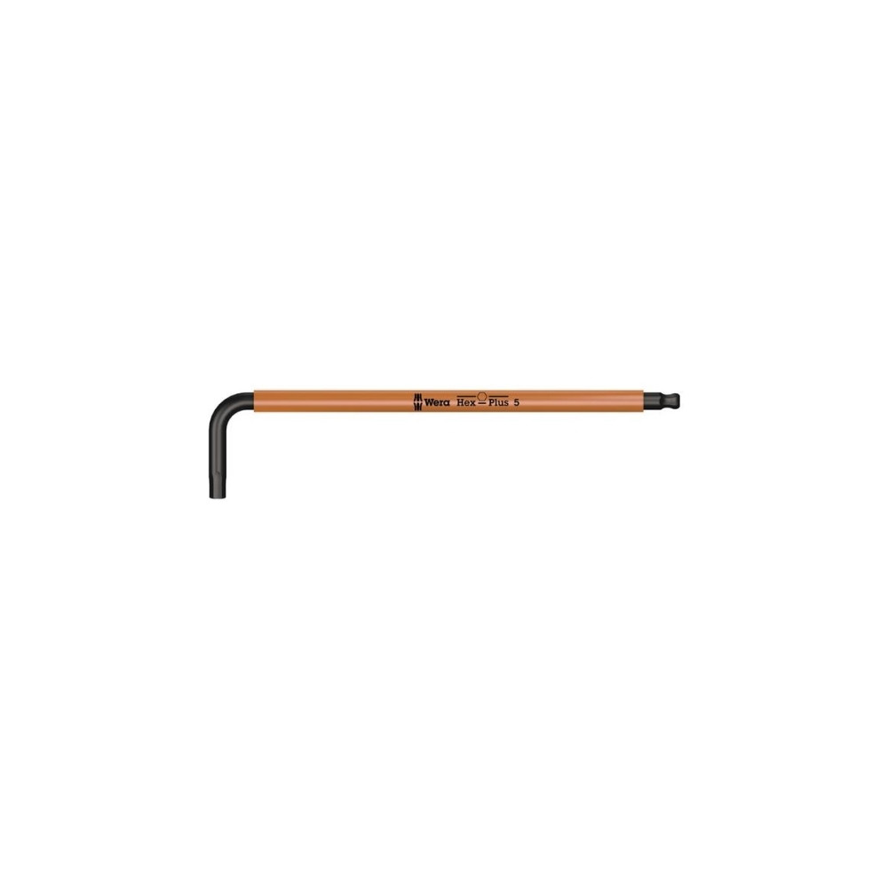 Produktbild för Wera 05022610001, Insexnyckel med L-handtag, Metrisk, 1 styc...