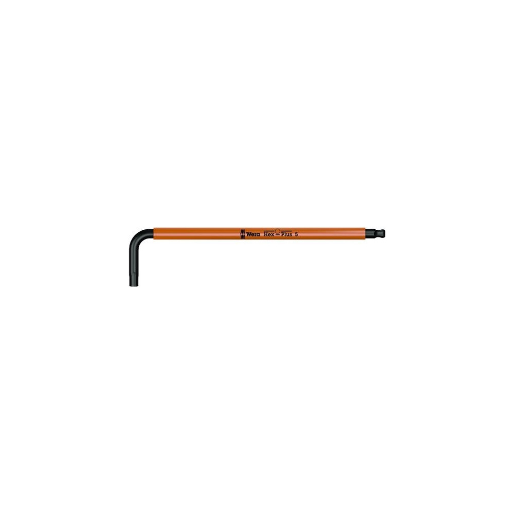 Produktbild för Wera 05022610001, Insexnyckel med L-handtag, Metrisk, 1 styc...