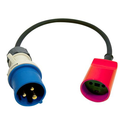 Solar Plus Adapterkabel 0,33 m H07RN-F 3G1,5 16A 230V 2-pol m/ jord, CE...