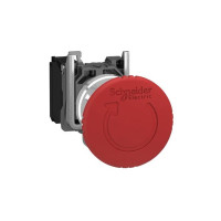 Produktbild för Schneider Electric XB4, Knapp, IP66, IK06, 40 mm, 82 mm, 47...