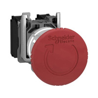 Produktbild för Schneider Electric XB4, Knapp, IP66, IK06, 40 mm, 82 mm, 47...