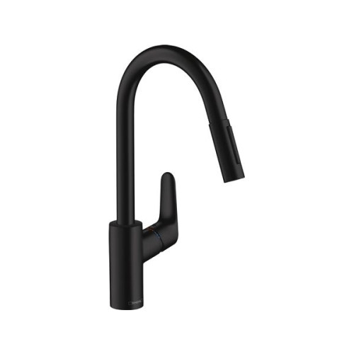HANSGROHE hansGrohe Focus M41 köksblandare 240 med utdrag 2jet matt sv...