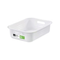 Produktbild för Förvaringskorg SmartStore Recycled 10 37 x 28 x 10 cm vit 6...