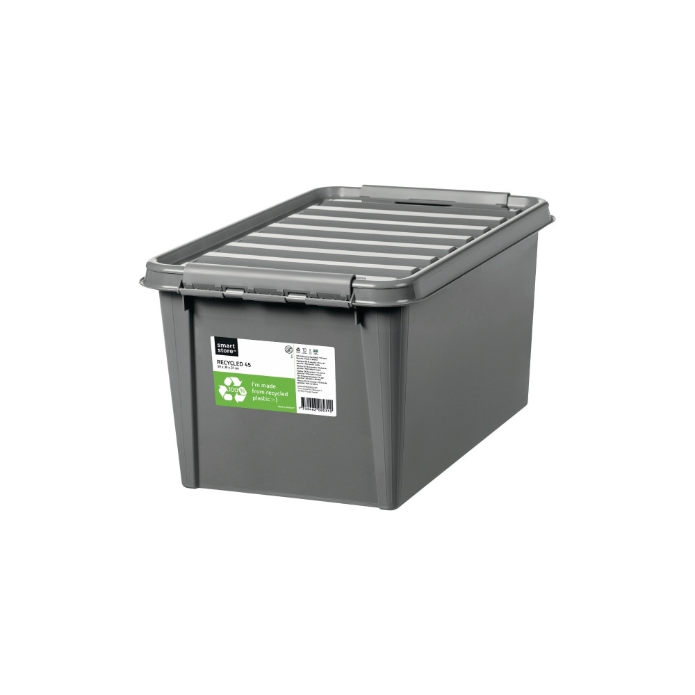 Produktbild för Förvaringsbox SmartStore Recycled 45, 59 x 39 x 31 cm, grå,...