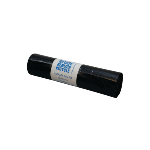 Poly Soppåsar, Polyblue, 70 l, 40 my, HxB: 90 x 60 cm, svart, 25-...