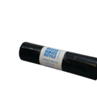 Produktbild för Soppåsar, Polyblue, 70 l, 40 my, HxB: 90 x 60 cm, svart, 25-...