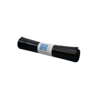 Produktbild för Soppor PolyBLUE återvunnen plast 60 my, svart, 10 påsar, 160...
