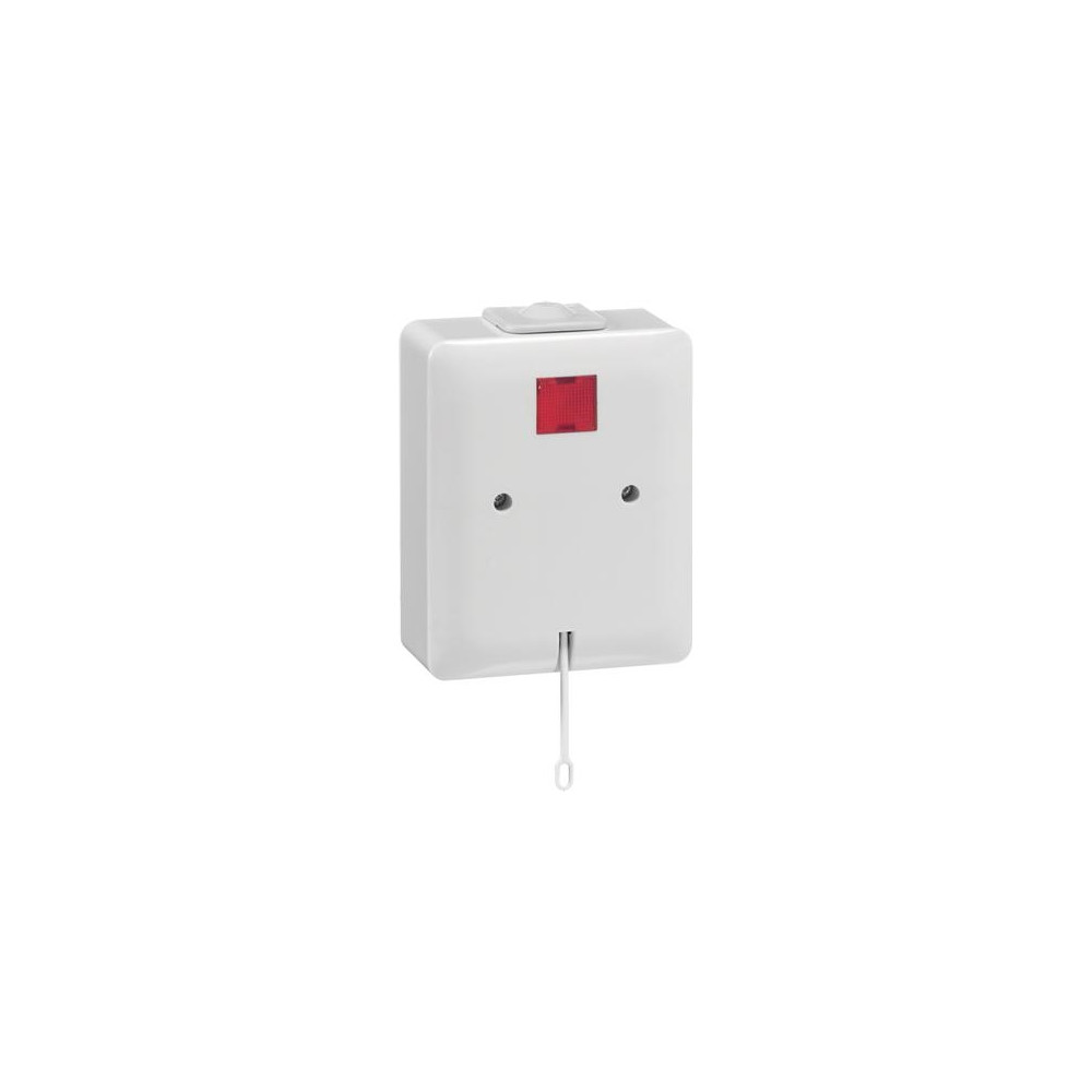 Produktbild för PEHA 2-pol växelkontakt 10A 250V IP20, skruvklämma, dragkabe...
